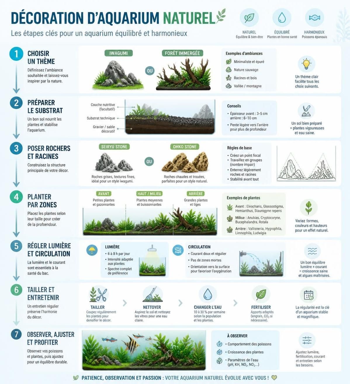 découvrez nos astuces et idées pour décorer votre aquarium avec un rendu naturel et captivant, alliant esthétique et bien-être pour vos poissons.