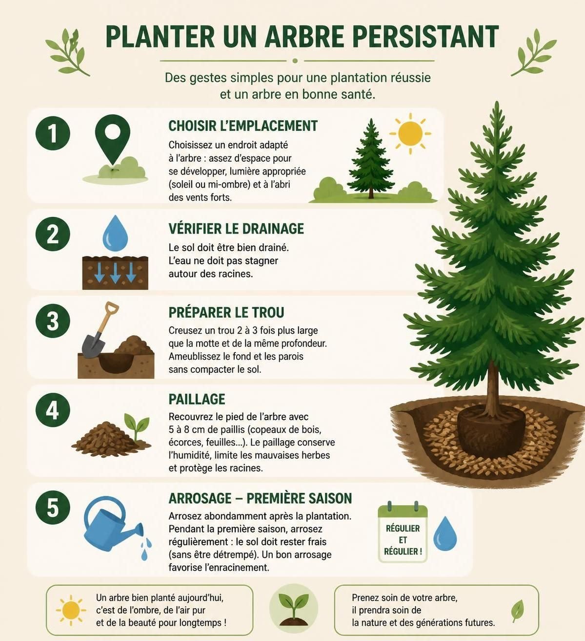 découvrez notre sélection d'arbres décoratifs extérieurs persistants pour embellir votre jardin toute l'année avec élégance et verdure.