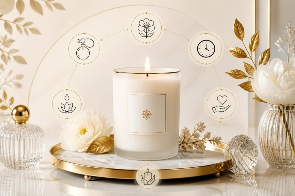 découvrez notre bougie décorative de luxe, l'élément parfait pour sublimer votre intérieur avec élégance et raffinement. apportez une ambiance chaleureuse et sophistiquée à votre maison.