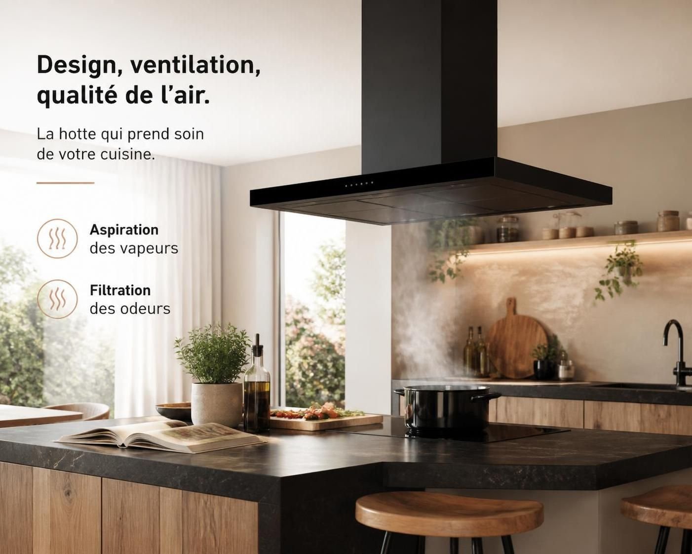 découvrez notre sélection de hottes décoratives pour sublimer votre cuisine avec style et efficacité. trouvez la hotte parfaite dès maintenant pour un intérieur moderne et élégant.