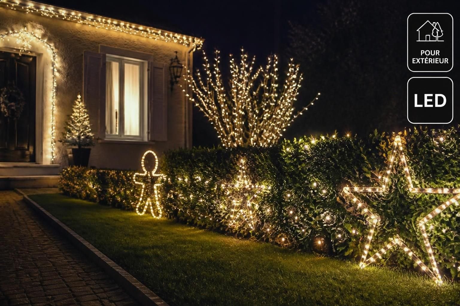 découvrez nos offres exceptionnelles en destockage de décoration de noël pour l'extérieur. illuminez votre jardin avec des décorations festives à petits prix et créez une ambiance magique pour les fêtes.