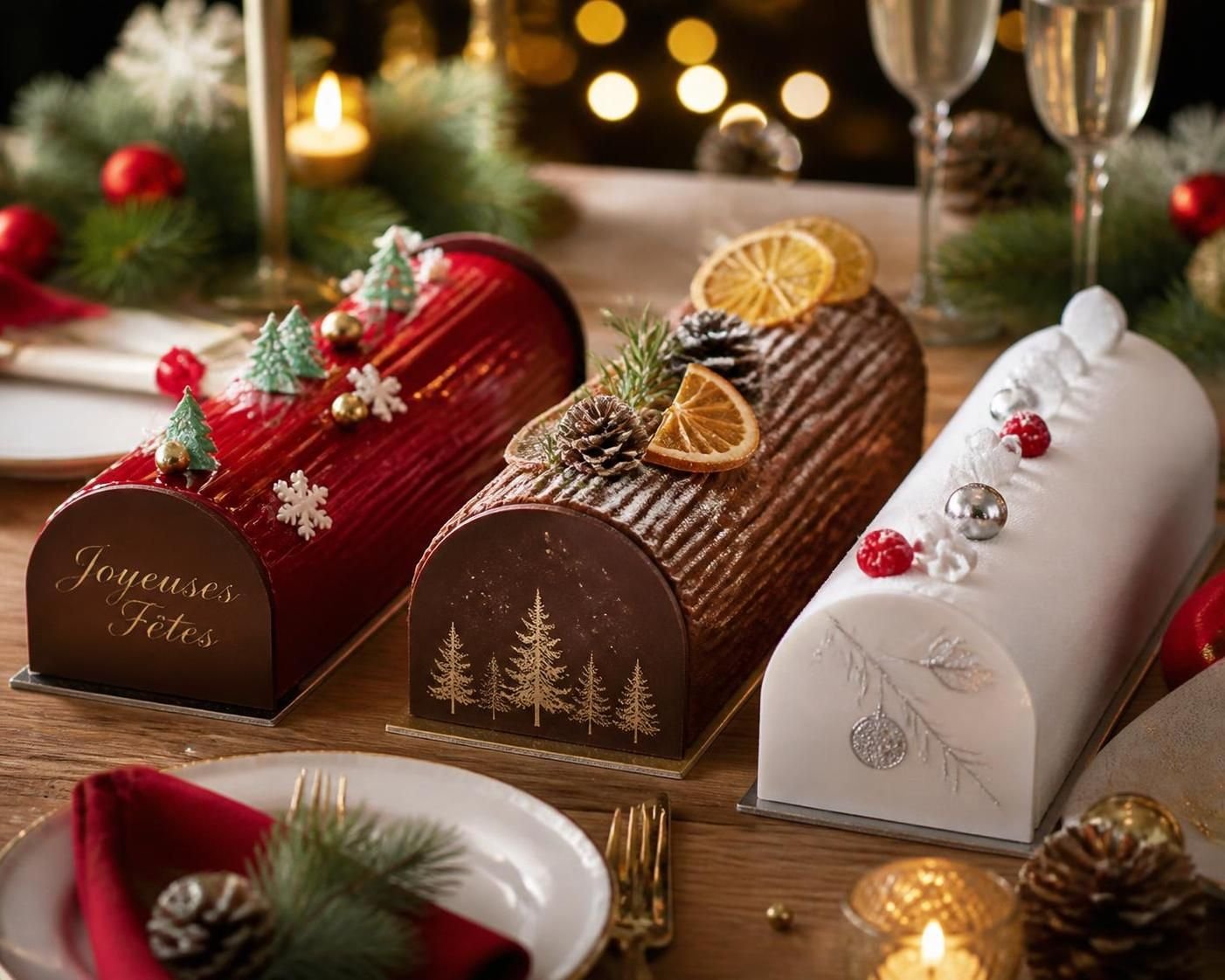 apprenez à décorer votre bûche de noël comestible pour un dessert à la fois magnifique et savoureux, idéal pour émerveiller vos invités pendant les fêtes.