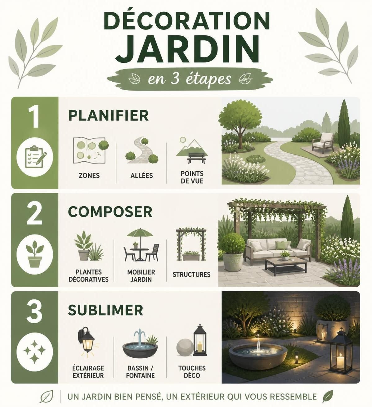 découvrez nos astuces incontournables pour décorer votre jardin avec style et créer un espace unique qui vous ressemble. conseils pratiques pour un extérieur harmonieux et accueillant.