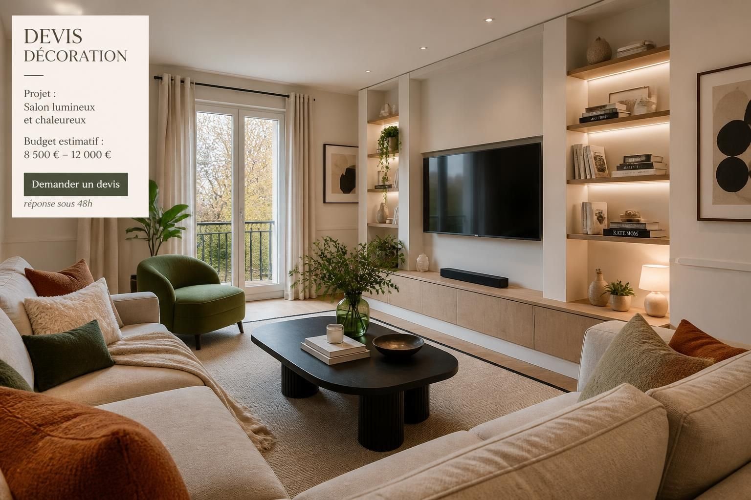 obtenez un intérieur unique à votre image grâce à nos devis personnalisés en décoration avec lestylechezsoi. transformez votre espace de vie selon vos goûts et votre style.