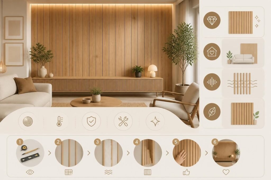 découvrez comment un mur en bois intérieur décoratif peut transformer votre espace avec élégance et chaleur, apportant une touche naturelle et sophistiquée à votre décoration intérieure.