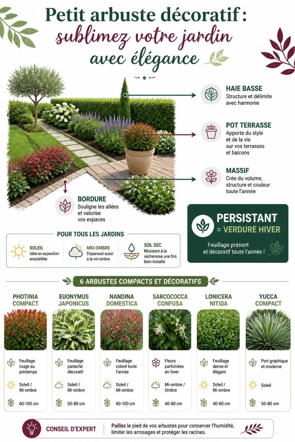 découvrez comment un petit arbuste décoratif peut transformer votre jardin en un espace élégant et charmant. conseils et idées pour sublimer votre extérieur avec style.