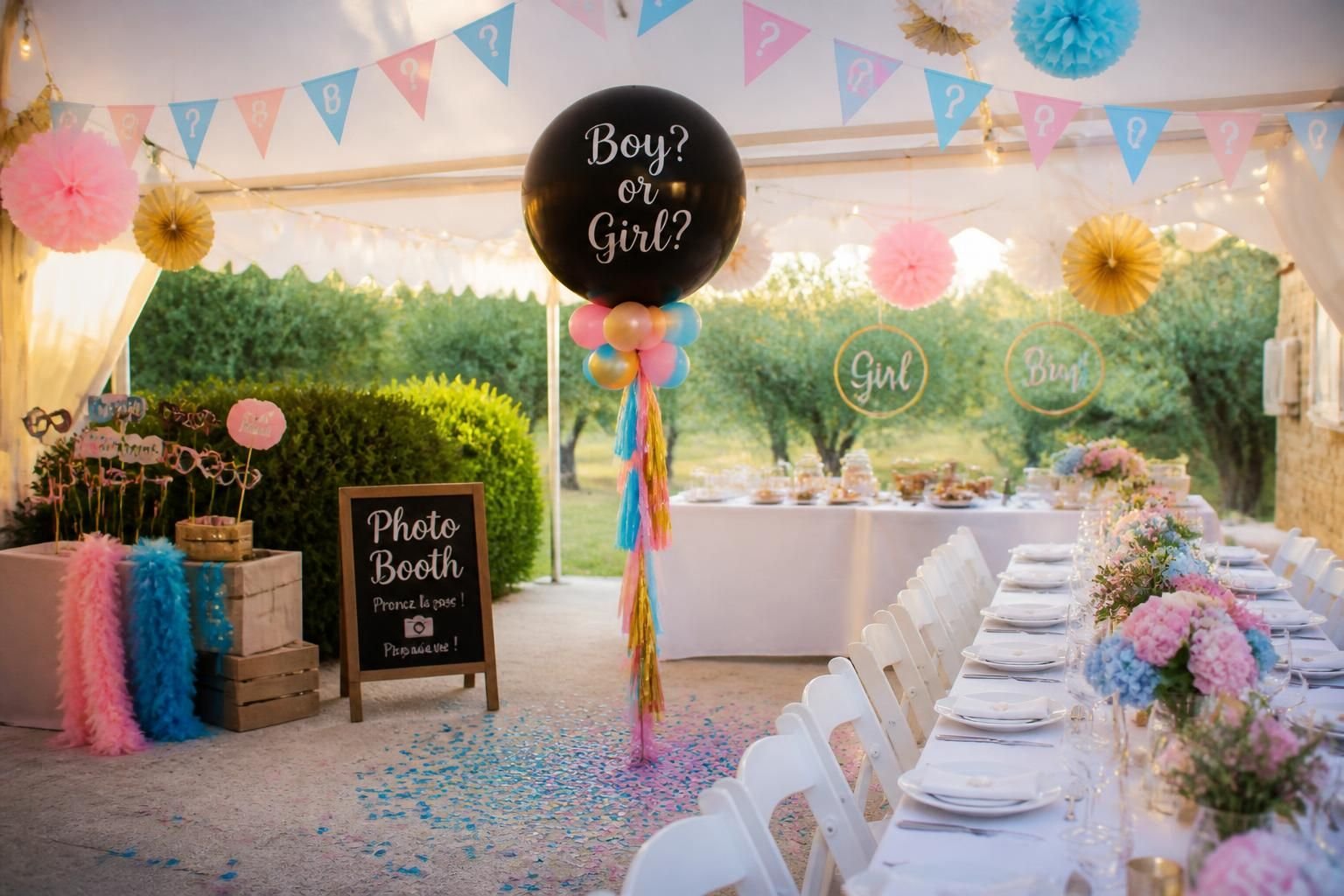 découvrez des idées de décoration gender reveal pour créer une ambiance magique et mémorable lors de votre fête. inspirez-vous pour révéler le sexe de votre bébé avec style et originalité.