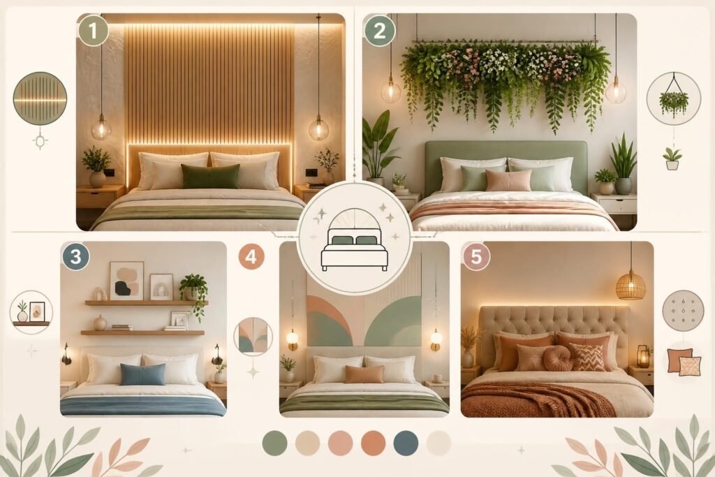 découvrez des idées originales pour décorer votre tête de lit et transformer votre chambre avec style et créativité.