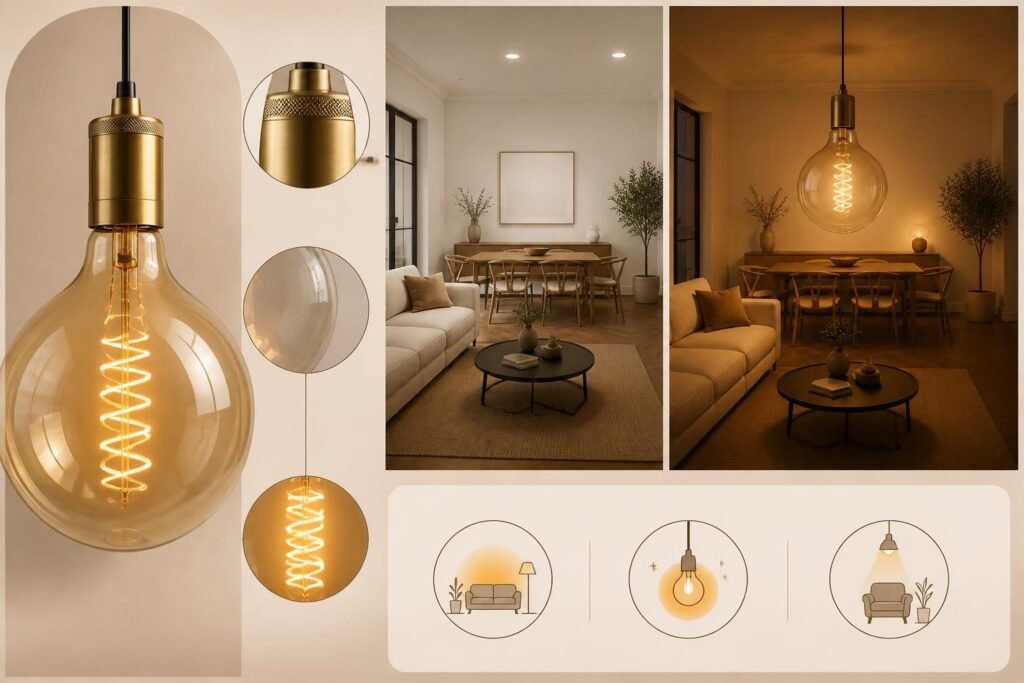 découvrez comment une très grosse ampoule décorative peut métamorphoser votre intérieur en apportant une touche lumineuse et unique à votre décoration.