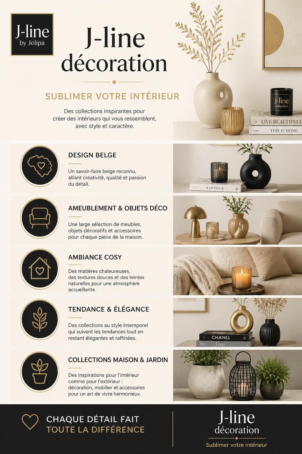 découvrez j-line décoration et transformez votre intérieur avec des pièces au style unique et à l'élégance raffinée. sublimez votre maison grâce à notre sélection d'objets déco tendance et sophistiqués.
