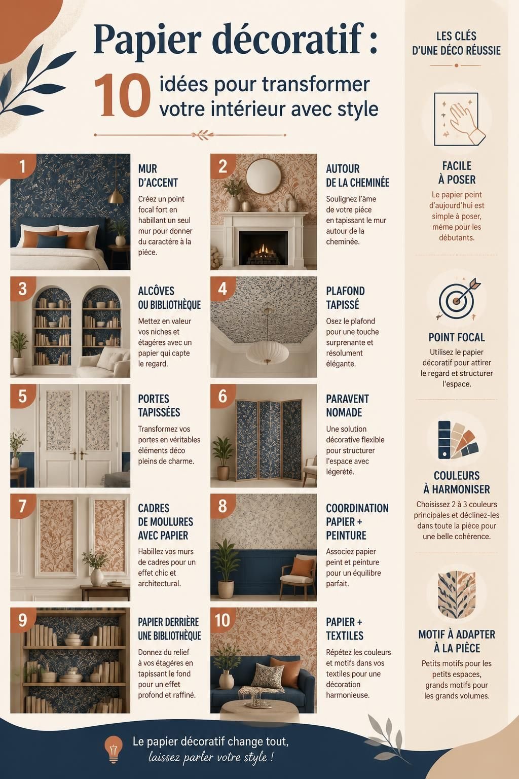 découvrez comment le papier décoratif peut métamorphoser votre intérieur avec élégance et originalité. apportez une touche de style unique à vos murs et meubles.