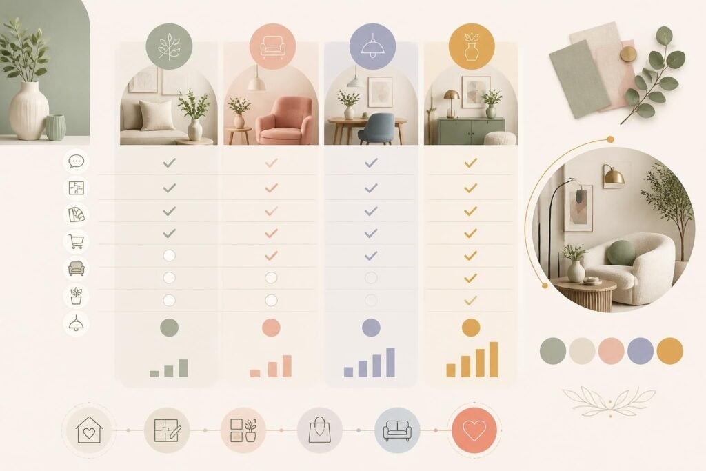 découvrez les offres personnalisées de decoserotonine pour la décoration d'intérieur à des prix compétitifs. transformez votre espace avec style et budget maîtrisé.